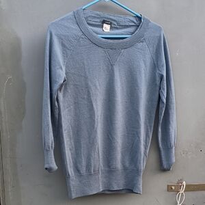 J. Crew Women's Crewneck Sweater in Soft Blue
